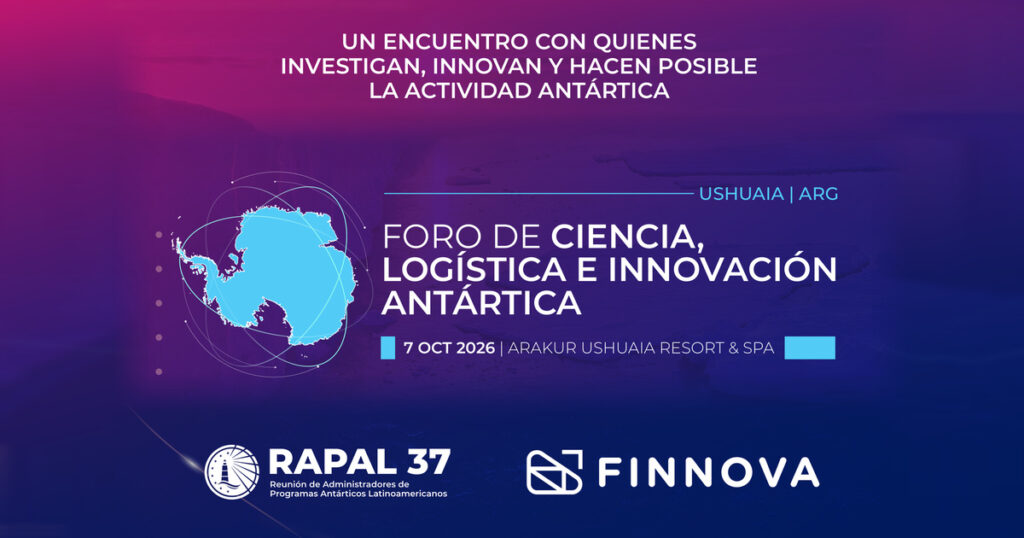 Portada del Foro de Ciencia, Logística e Innovación Antártica: 7 de octubre de 2026, Arakur Ushuaia Resort & Spa